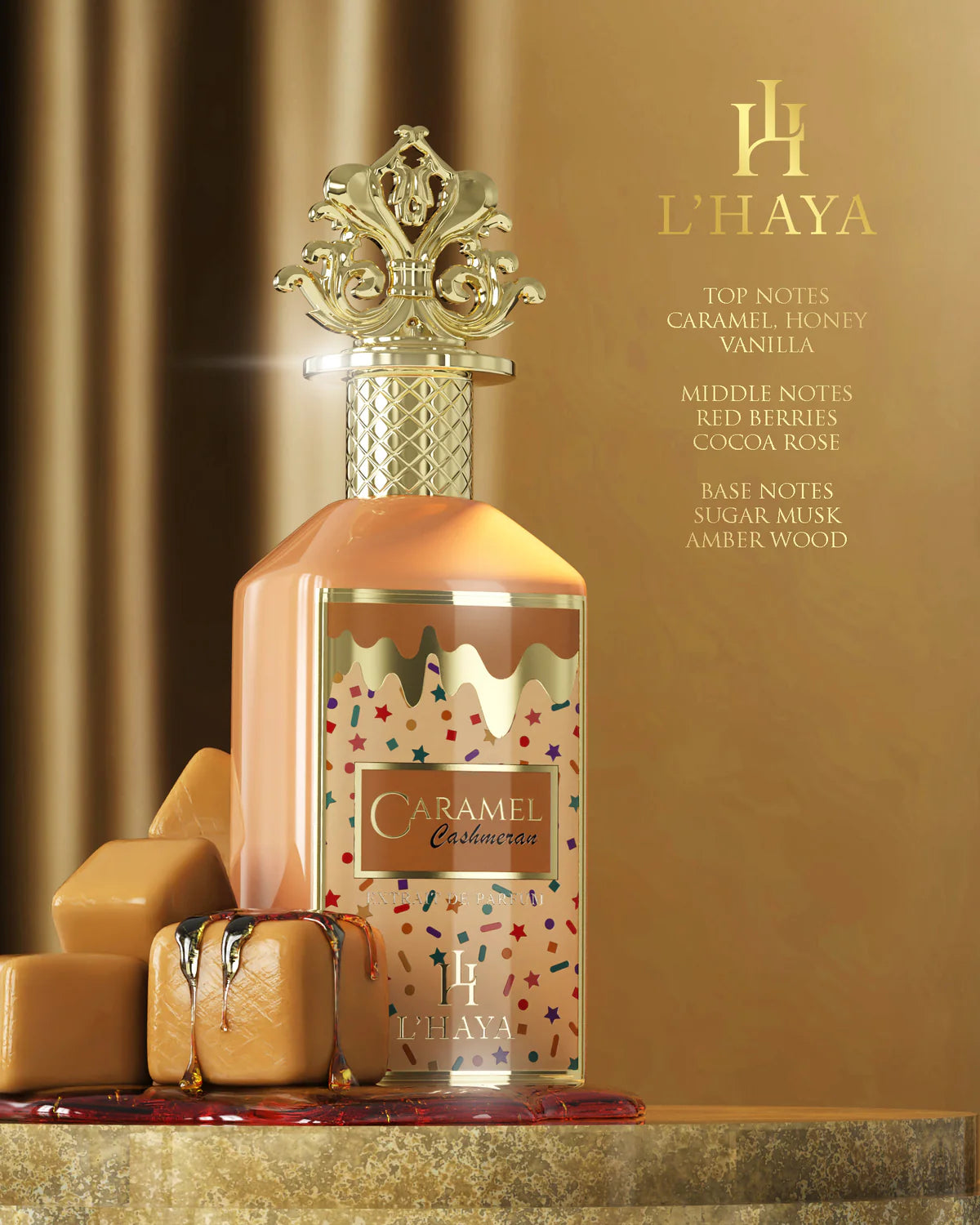 Caramel Cashmeran Extrait de Parfum by L'Haya