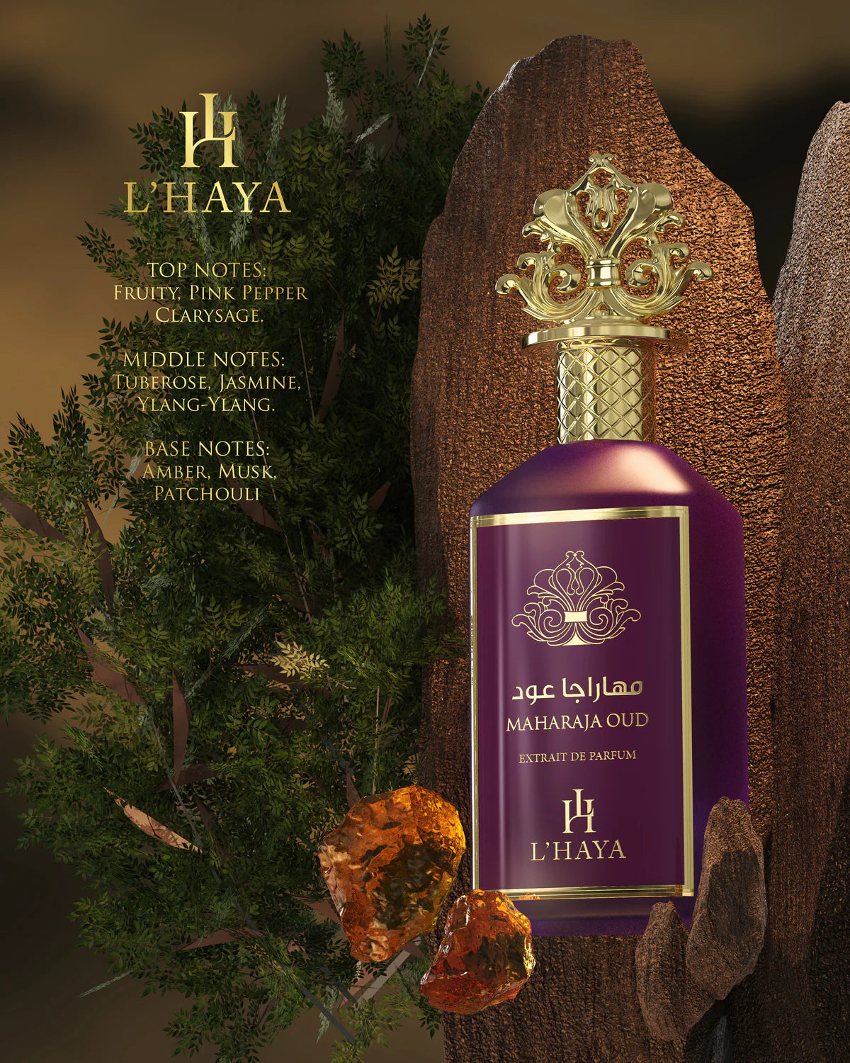 Maharaja Oud "Extrait de Parfum" by L'Haya